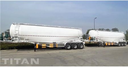 45CBM Bulk Cement Tankers Trailer for Sale in Ethiopia