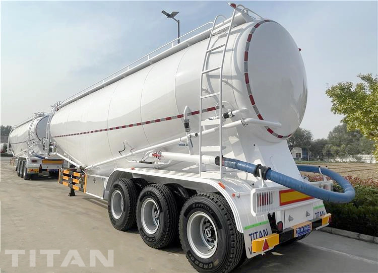 45CBM Bulk Cement Tanker Trailer for Sale in Ethiopia