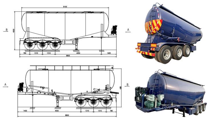 Cement Bulker Price, Capacity & Dimension in Indonesia