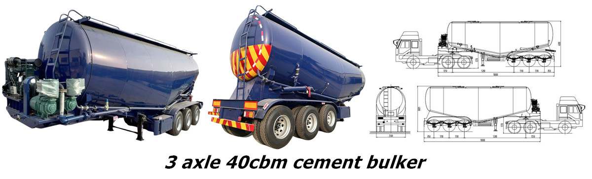 Cement Bulker Truck Trailer for Sale in Ethiopia