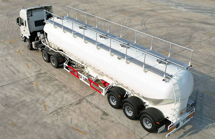 Tri Axle Wheat Flour Tanker Trailer for Sale