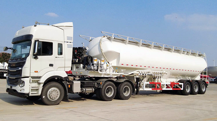 Tri Axle Wheat Flour Tanker Trailer for Sale