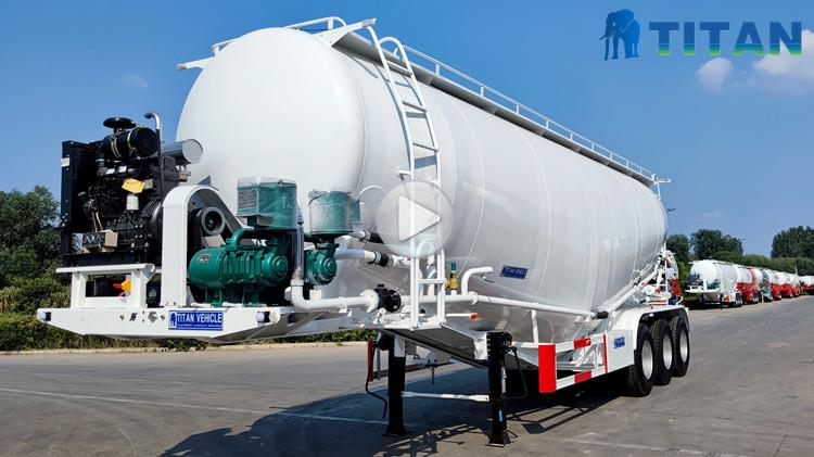 42m3 Bulk Cement Powder Tanker Truck for Sale