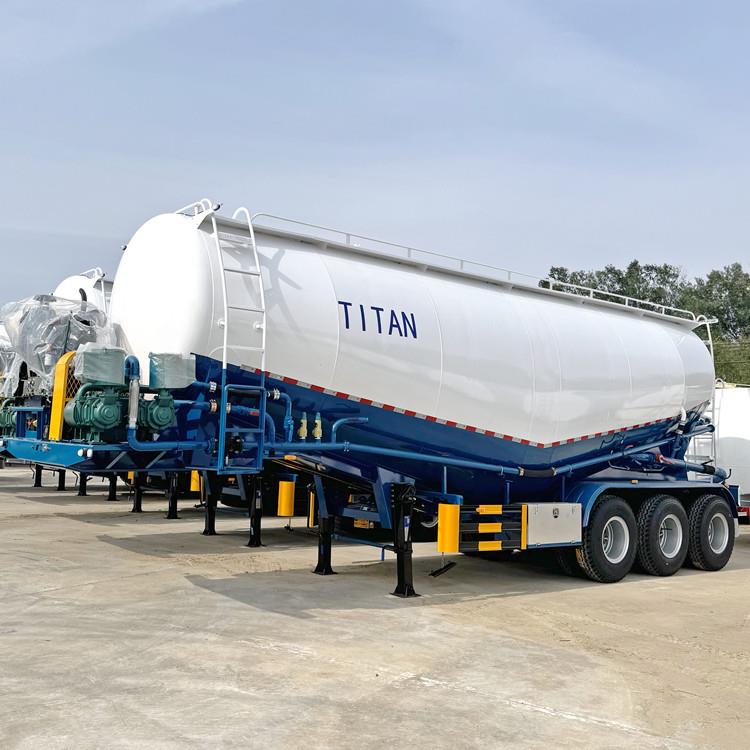 3 Axle 45cbm Bulk Cement Tanker